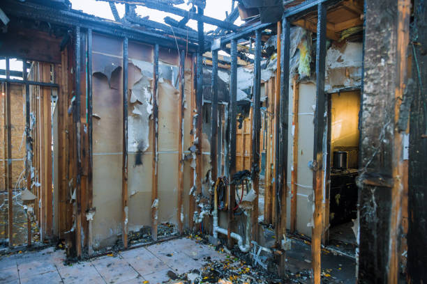 Professional Fire Damage Removal technician working in Sutherland, NE